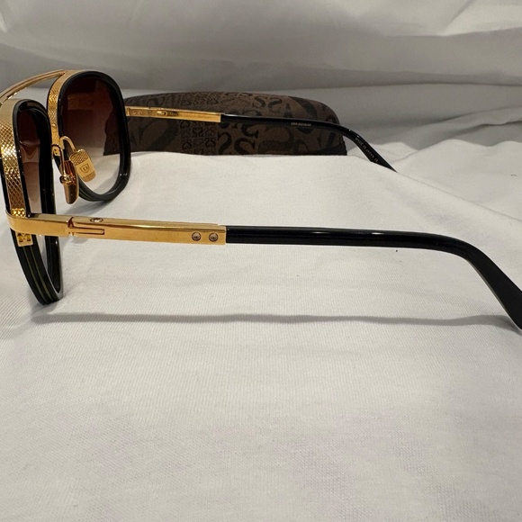 NEW! DITA MACH-TWO DRX-2031B BLACK & WELLOW GOLD FRAME 100% AUTHENTIC - Picture 5 of 8